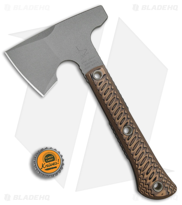 RMJ Tactical Mini Jenny Hammer Poll 9.5" Tomahawk Axe Brown G-10 (Cerakote) 