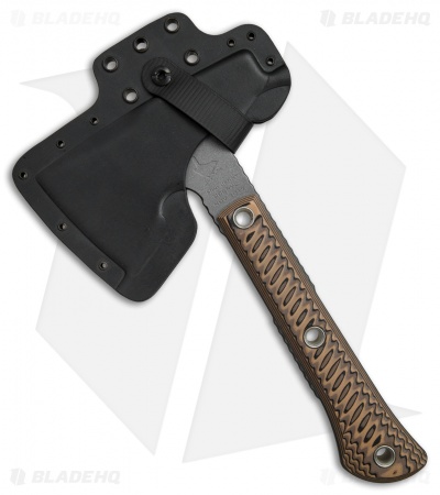 RMJ Tactical Mini Jenny Hammer Poll 9.5" Tomahawk Axe Brown G-10 (Cerakote) 