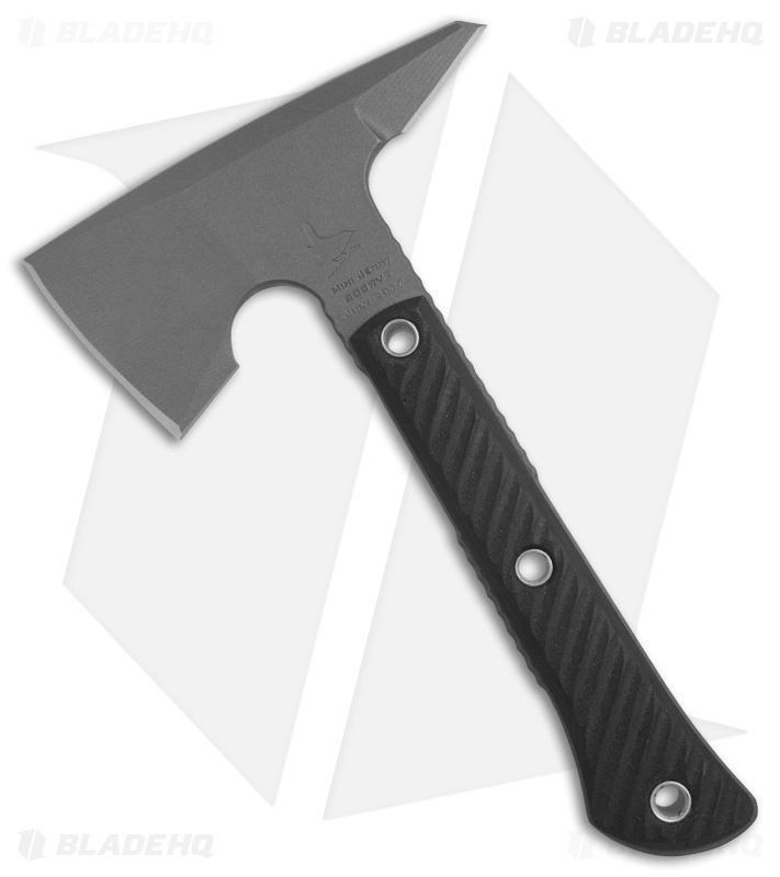 RMJ Tactical Mini Jenny 9.5" Tomahawk Axe Black G-10 (Tungsten Cerakote) 