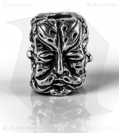 Schmuckatelli Green Man Lanyard Bead (Pewter)