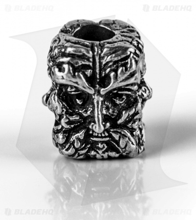 Schmuckatelli Green Man Lanyard Bead (Black Oxidized)