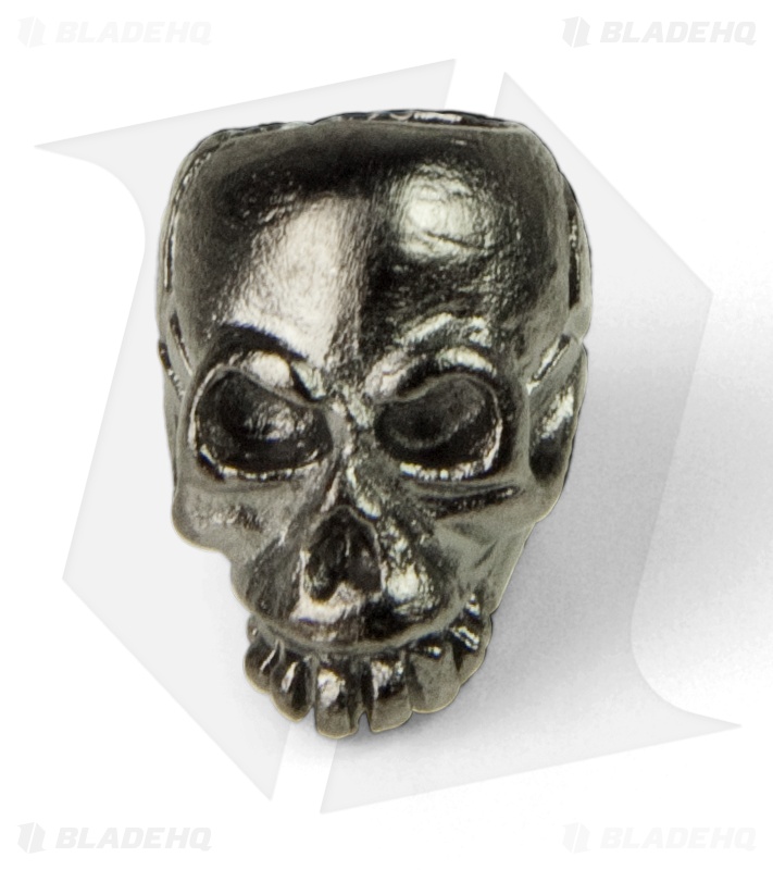 Schmuckatelli Joe Skull Lanyard Bead (Matte Hematite)