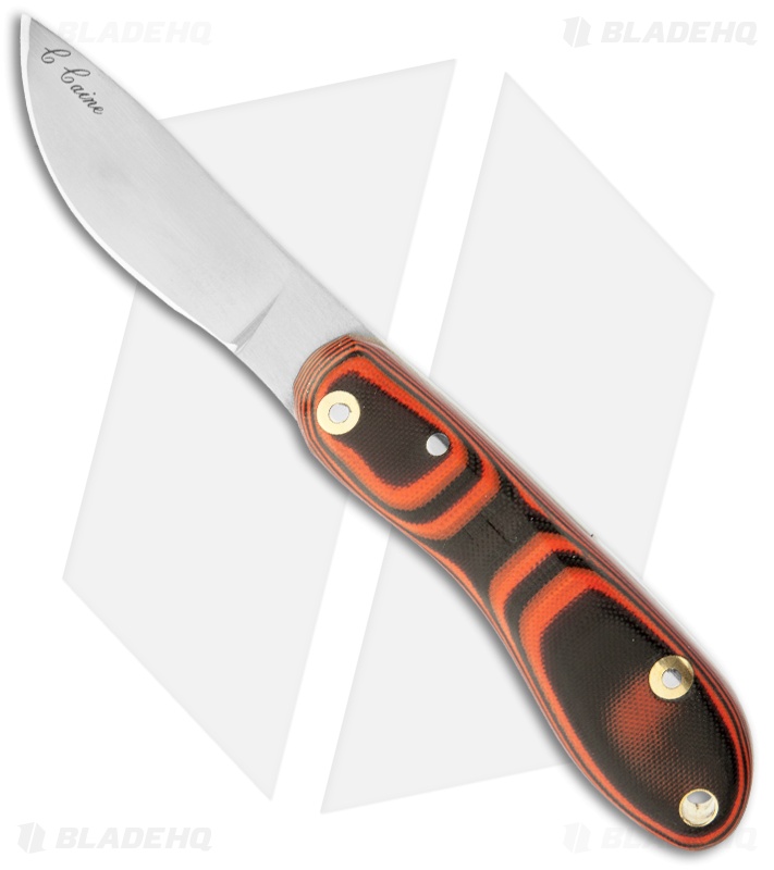 Scorpion Knives Chris Caine CC Folder Tiger Micarta (3.375" Satin Plain)
