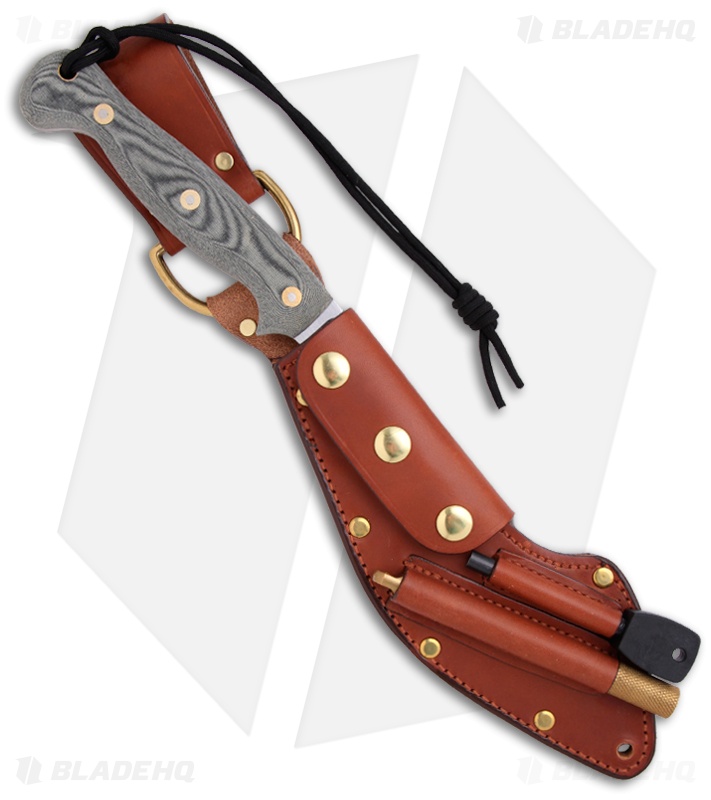 Scorpion Knives Chris Caine Signature Companion Knife w/ Extras (7.75" Plain)