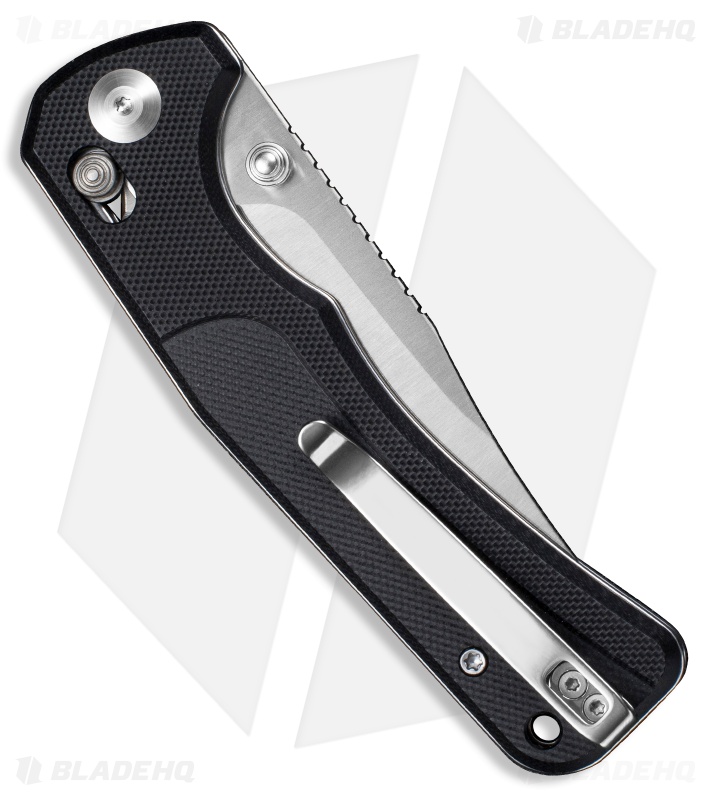 SENCUT Slybolt Crossbar Lock Knife Black G-10 (3.6" Satin)