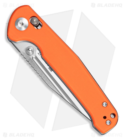 SENCUT Glenspar Crossbar Lock Knife Orange G-10 (3.5" Satin)