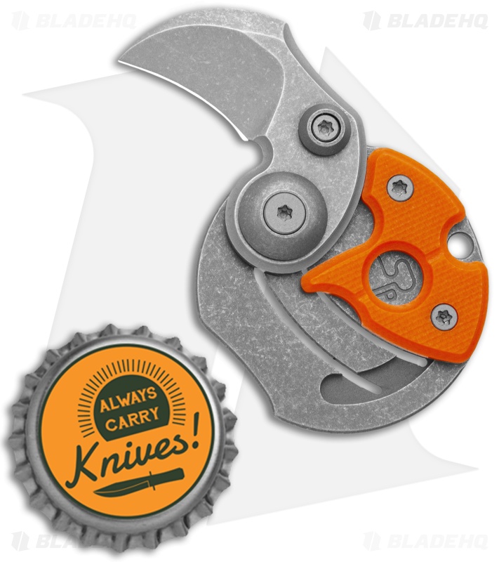 Serge Knife Co. Production Coin Claw | Orange G-10 - Blade HQ