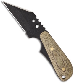 Shadow Tech Knives Raptor 1 Knife Fixed Blade OD Green Micarta (3.25" Plain)