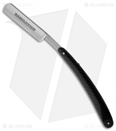 SimbaTEC Razolution Straight Edge Razor Blade Carbon Fiber (4" Plain)