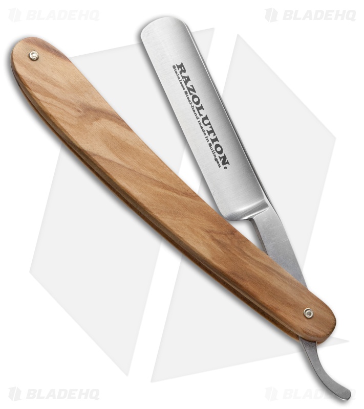 Razolution Razor SimbaTEC Razolution Straight Razor Olive Wood (5/8