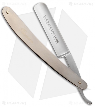 SimbaTEC Razolution Straight Razor Titanium (5/8" Carbon Steel) 88251