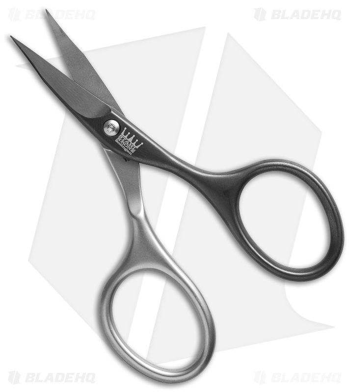Simba TEC Stahl Krone Manicure Scissors Black/Gray