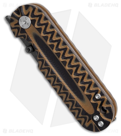 Skallywag Tactical SEAROACH Liner Lock Knife Black/Tan (2.75" Black)