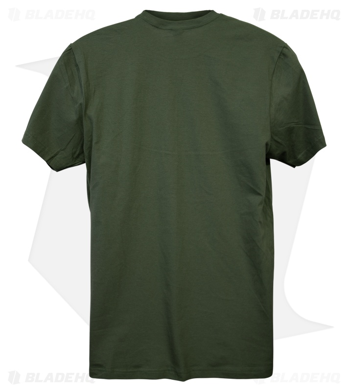 Spyderco Military Green Short Sleeve T-Shirt