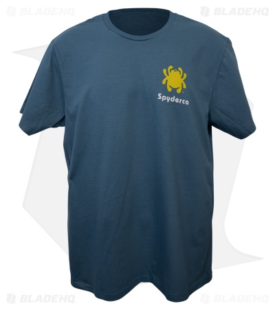 Spyderco Those Who Know Blue Short Sleeve T-Shirt
