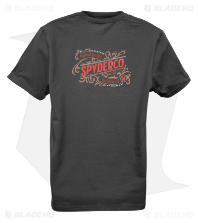 Spyderco Western Charcoal Short Sleeve T-Shirt