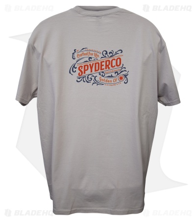 Spyderco Western Ice Gray Short Sleeve T-Shirt