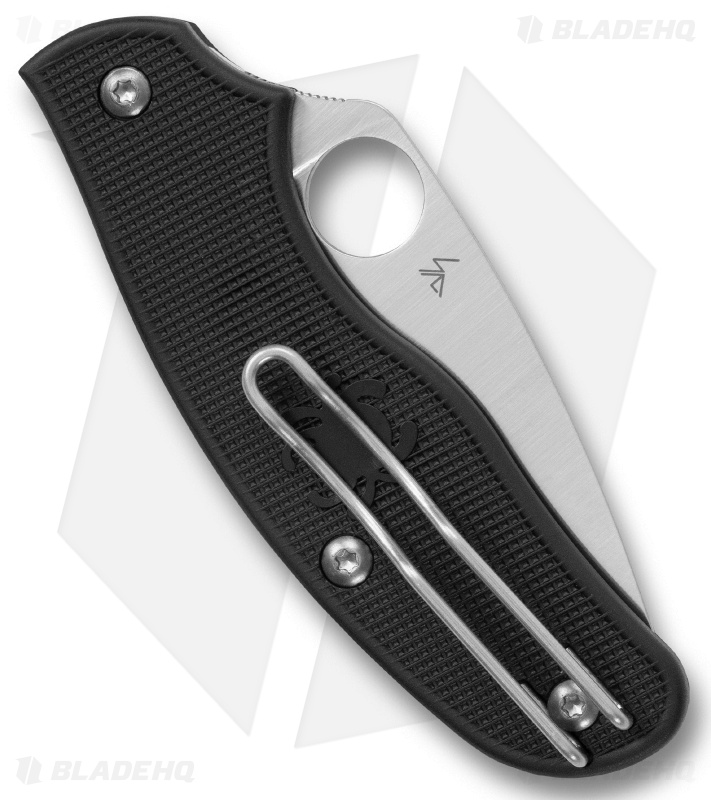 Spyderco Metropolitan Lightweight Slipit Knife Black FRN (2.7" Satin M398)
