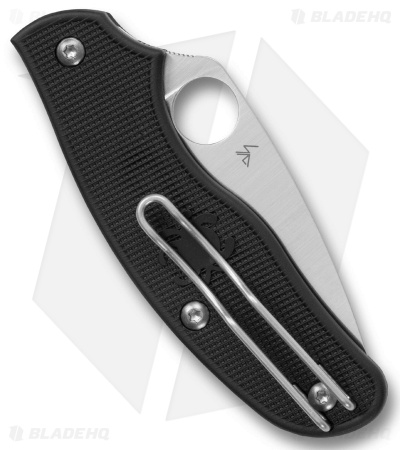Spyderco Metropolitan Lightweight Slipit Knife Black FRN (2.7" Satin M398)