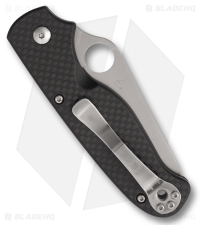 Spyderco ButtonUp Button Lock Knife Carbon Fiber (3.3" Satin) C275CFP