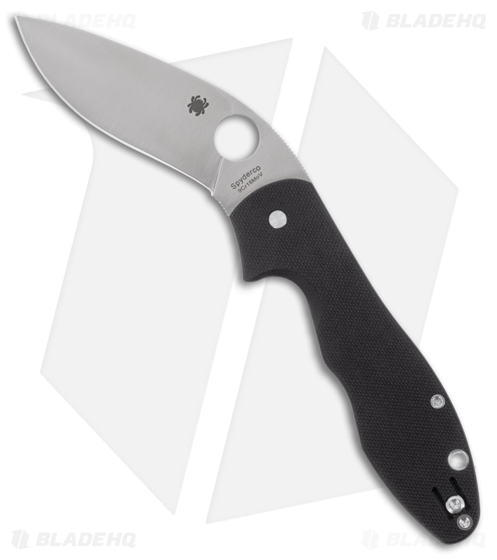 Spyderco Retract Liner Lock Knife Black G-10 (3.4" Satin) C276GP