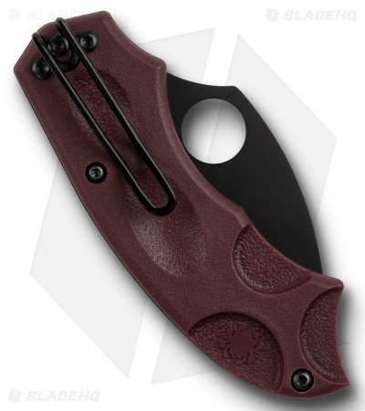 Spyderco Meerkat Lightweight Phantom Lock Knife Burgundy FRN (2" TiCN MM PD#1)