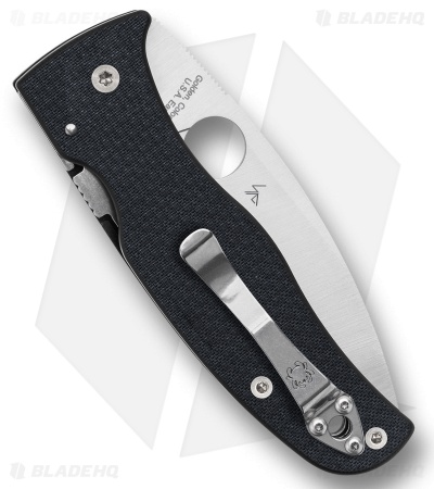 Spyderco Bodacious Compression Lock Knife Carbon Fiber (3.6" Satin S90V)