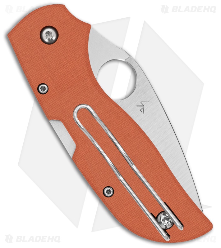 Spyderco Chaparral | Burnt Orange G-10 | Satin CPM REX 121