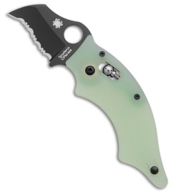 Spyderco M4 Dodo Knife Natural G-10 (2.06&quot; Black Serrated) C80GM4PBKS Exclusive | 232396