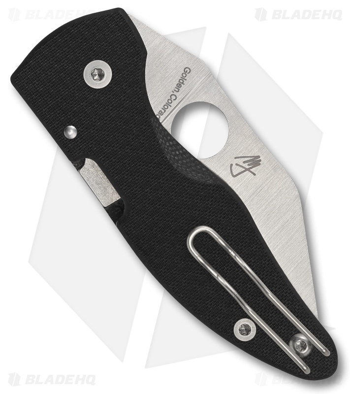 Spyderco MicroJimbo Compression Lock Knife Carbon Fiber (2.5" Satin CPM S90V)