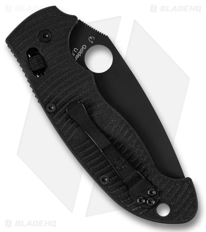 MANICO♥ Manix® 2XL Salt® Black G-10 CPM® MagnaCut® Black Blade – Spyderco