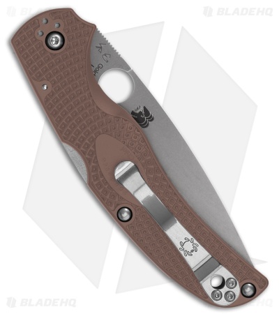 Spyderco Native Chief Lightweight Lockback Knife Brown FRN (4" Satin) C244PBN15V