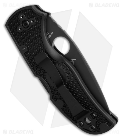 Spyderco Native 5 Lightweight S30V Knife FRN (3" Black Full Serr) C41SBBK5