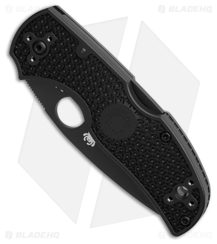 Spyderco Native 5 Lightweight S30V Knife FRN (3" Black Full Serr) C41SBBK5
