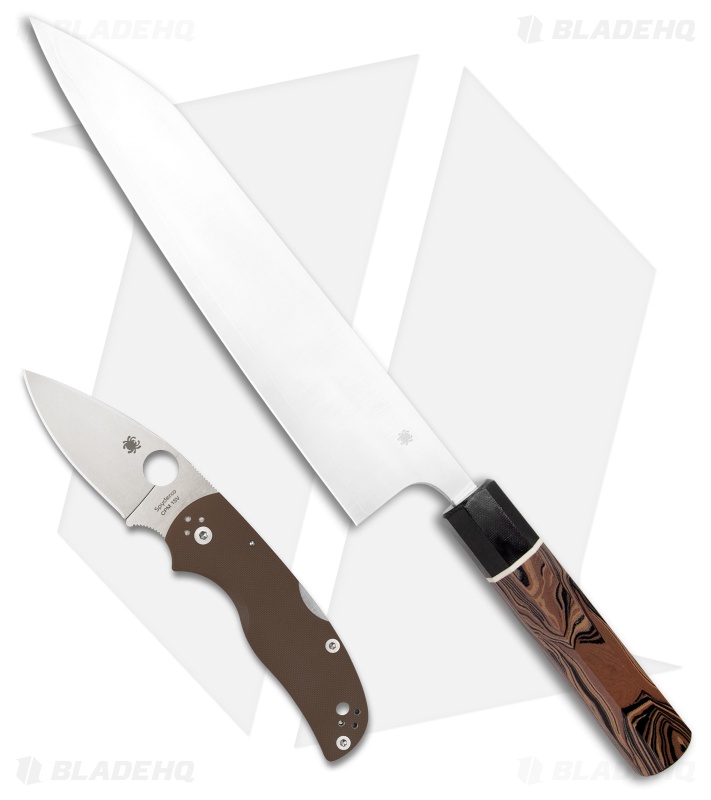 Spyderco Native 5 Lockback 15V + Spyderco Murray Carter Itamae Chef