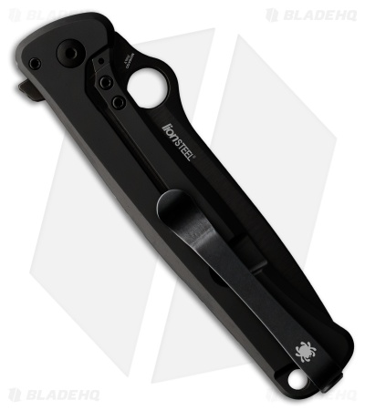 Spyderco Slym R.I.L. Knife Black Ti/FatCarbon Dark Matter Polar (3.4" Black)
