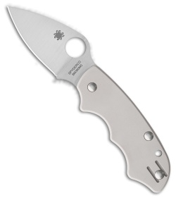 Spyderco Navigator 3 SlipIt Knife Smooth Gray G-10 (2.3" Satin)