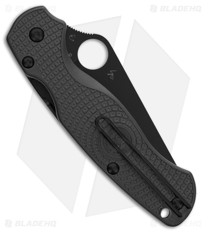 Spyderco Paramilitary 2 Lightweight Knife Black FRN (3.4" DLC) C81PBBK2