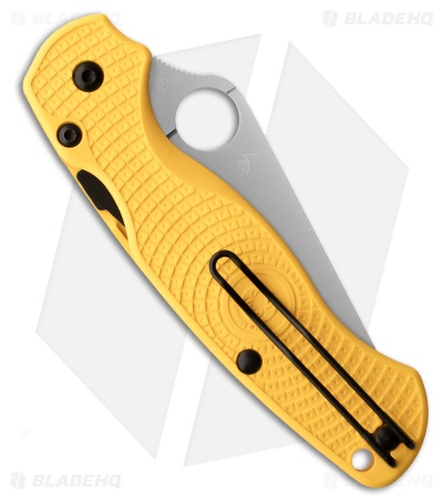 Spyderco Paramilitary 2 Lightweight Salt Yellow FRN (3.45" Satin MagnaCut)