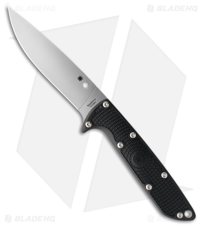 Spyderco Pathway Fixed Blade Knife Black FRN (4.25" Black)