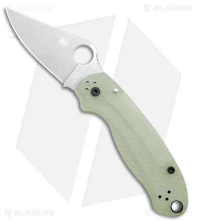 Spyderco Para 3 Compression Lock Diamond Mesh Natural G-10 (3") *DISC*