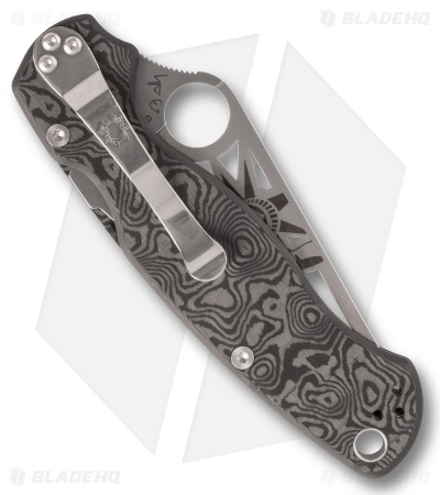 Spyderco Paramilitary 2 Compression Lock Knife FC Black Dunes (3.4" SPY27)