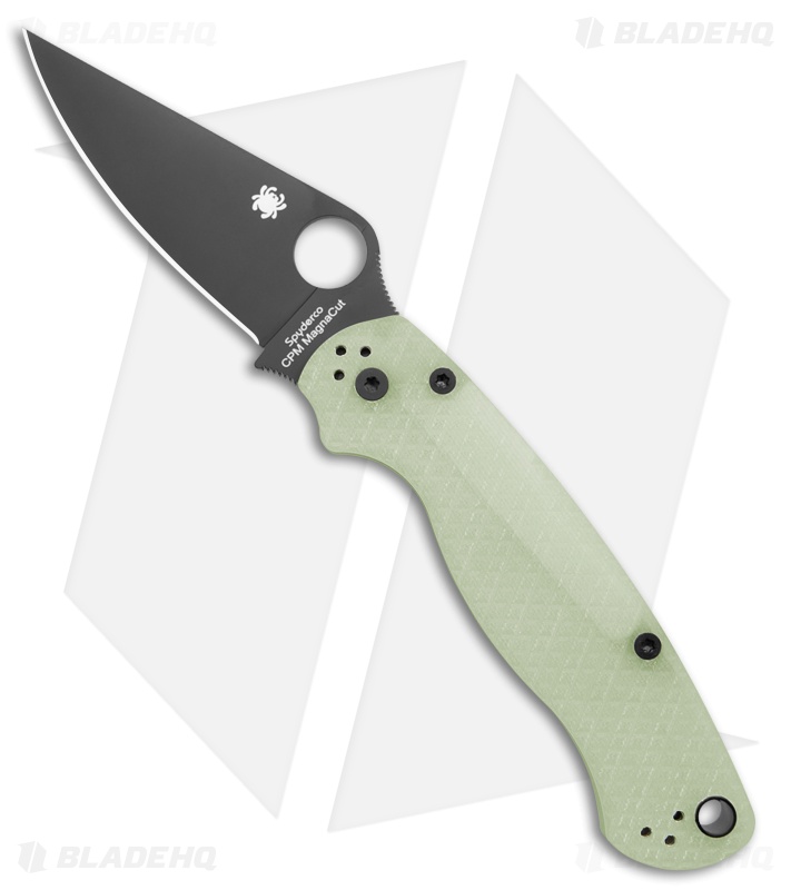 Spyderco Paramilitary 2 | Natural G-10 | Black MagnaCut