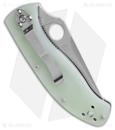 Spyderco Tenacious Tanto Liner Lock Knife Natural G-10 (3.5" Satin) C122GPT