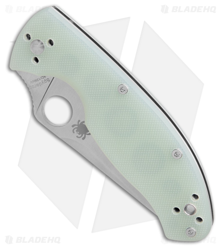 Spyderco Tenacious Tanto Liner Lock Knife Natural G-10 (3.5" Satin) C122GPT
