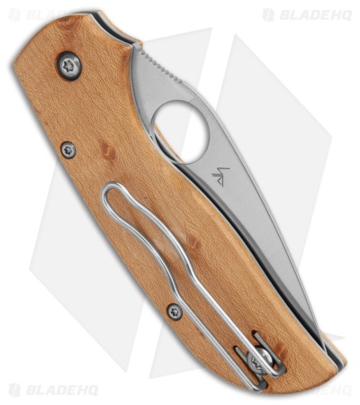 Spyderco Chaparral SlipIt Knife Maple Wood (2.81" Satin CTS-XHP) C152NLWDP