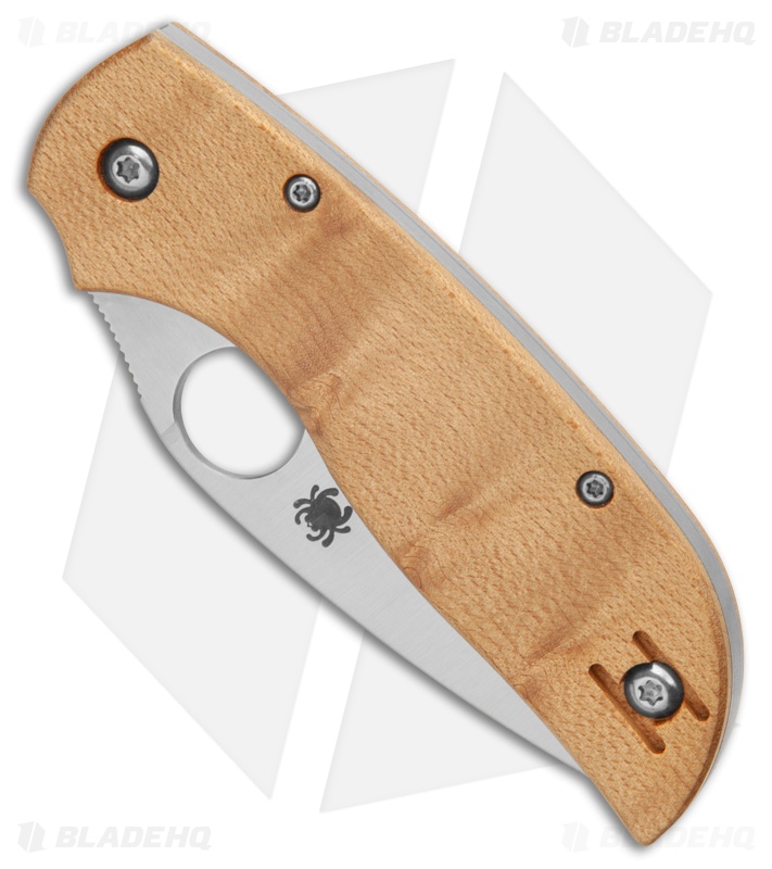 ザ・スパイ　15p Spyderco SpyMyto Frame Lock Knife Micarta/Titanium