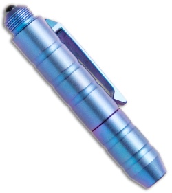 Stedemon P01 EDC Titanium Tactical Pen - Blue Anodized