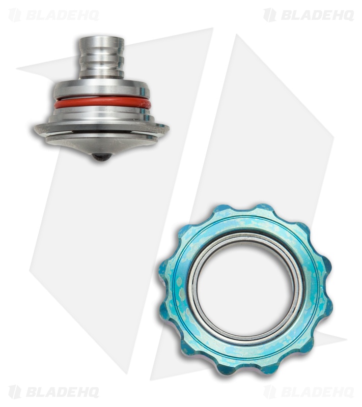 Stedemon Tacray Fidget Spinner Top Blue Titanium Z03BLU 