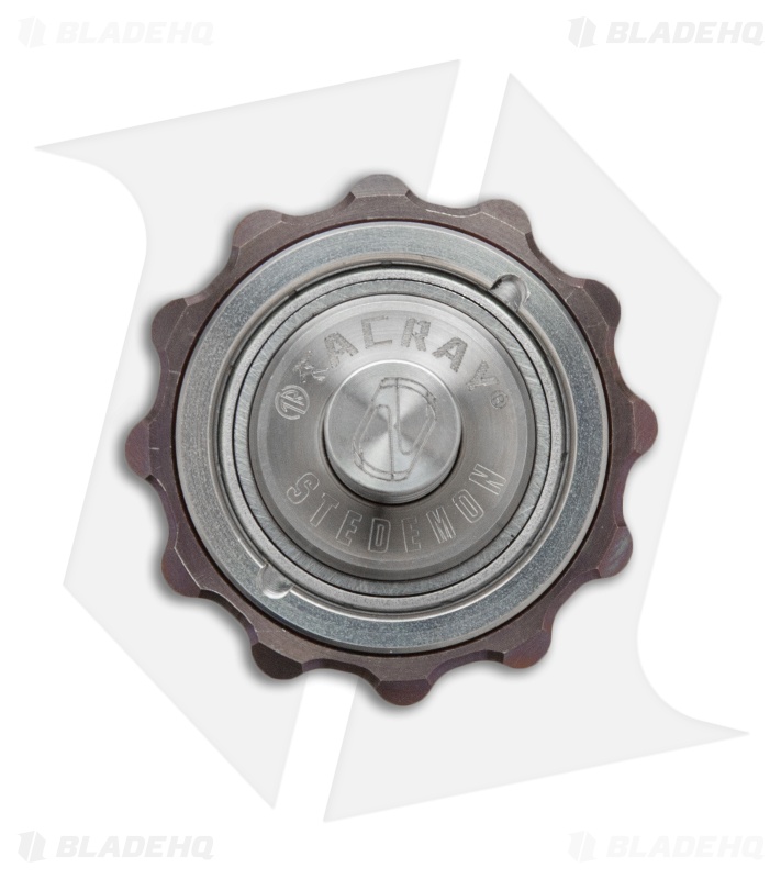 Stedemon Tacray Fidget Spinner Top Bronze/Purple Titanium Z03BRZ Blade HQ